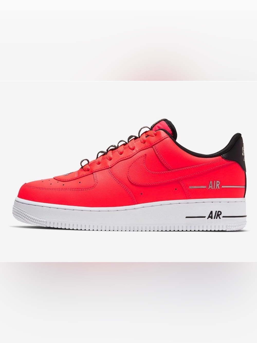 Nike Air Force 1 '07 LV8 "Double Air Pack" Laser Crimson Men's Size 10 with box
